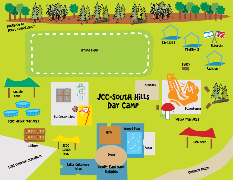 Camp Maps Pittsburgh JCC
